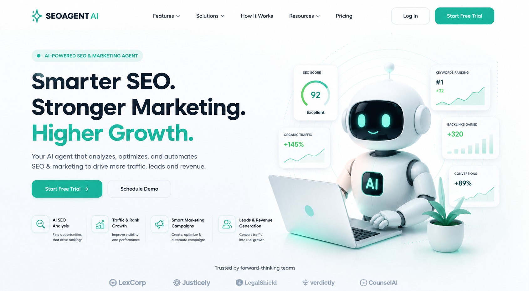 SEO + Marketing Agent screenshot